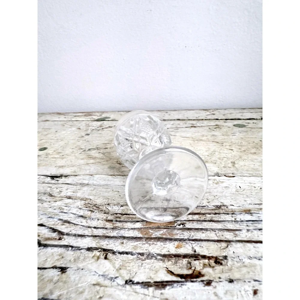 Antique‎ EAPG Co-Operative Flint No. 296 Cordial Glass 1oz 3.25" Diamond Pattern - Picture 3 of 7